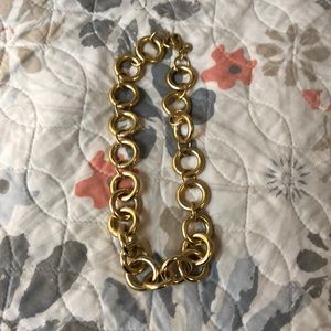 J. Crew Gold Chain Statement Necklace